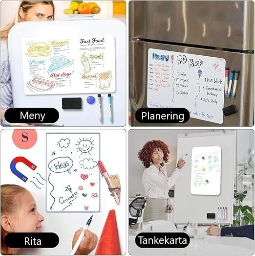 Magnetisk Whiteboard A3