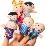 6-Pack Fingerdocka / Docka - Olika figurer
