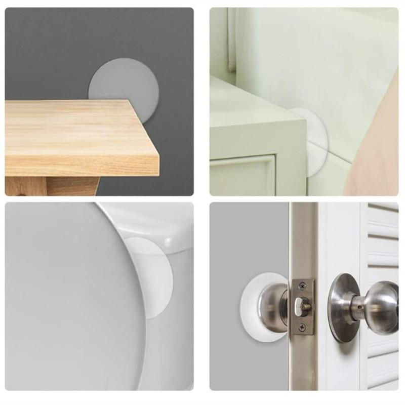 Wall Protector Door Stop – Self-adhesive transparent protectors