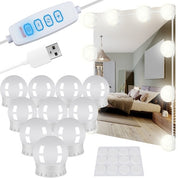 LED-Lampor till Sminkspegel - 10-Pack