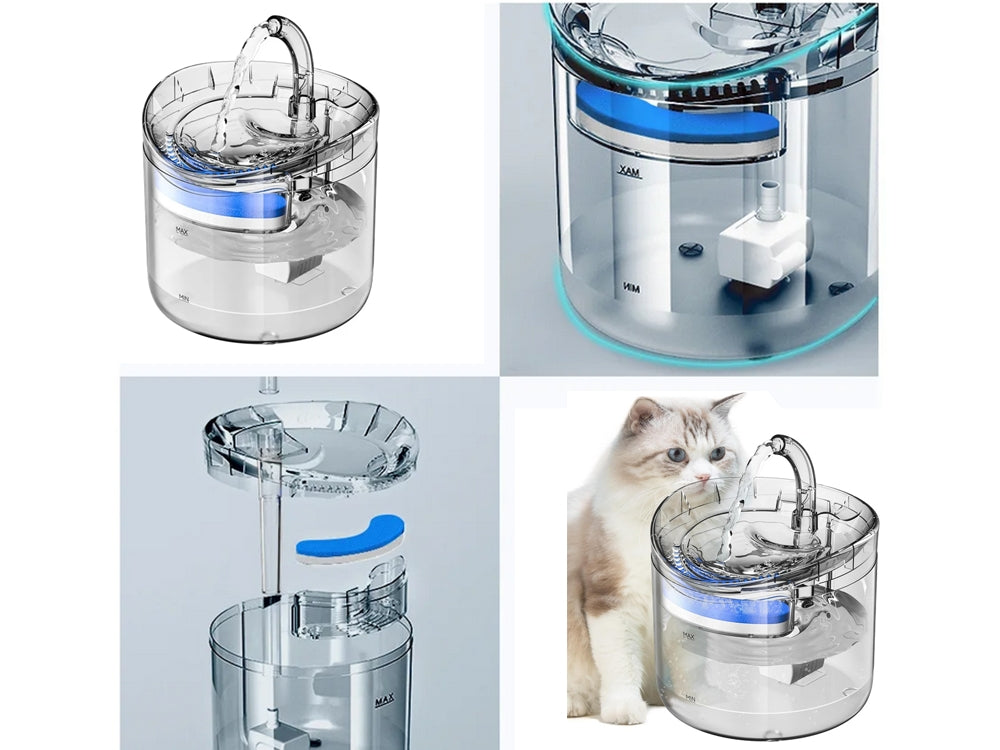 Vattenautomat för Hund & Katt - Automatisk Vattenfontän