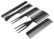 Frisörkammar Set / Hårkam Kit - (10 delar)