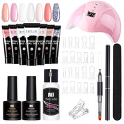 Poly Builder Gel Kit / Polygel med UV-lampa - Nail Art Naglar