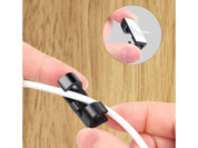 20-Pack Självhäftande Kabelhållare - Kabelclips