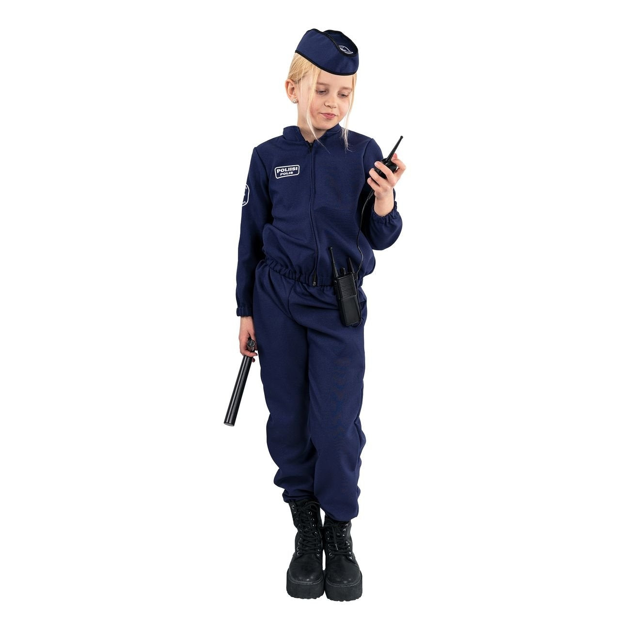 Finsk Polis Barn Maskeraddräkt