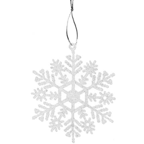 Julgranskulor Snöflingor - 12 st