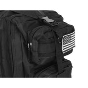 Militärväska / Ryggsäck i Nylon, Svart - 26 Liter