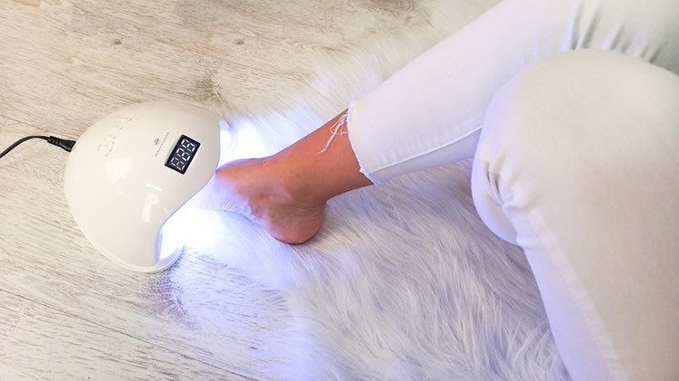 UV Lampa med Klämmor för Naglar - Torkar Naglar - Nagellampa 48W