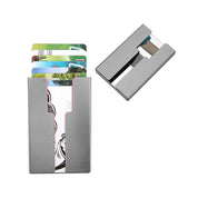 Korthållare 11 kort - Plånbok i Pop-Up i Aluminium - RFID