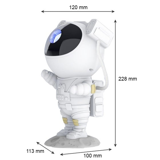 Astronaut Stjärnprojektor med LED-Lampa