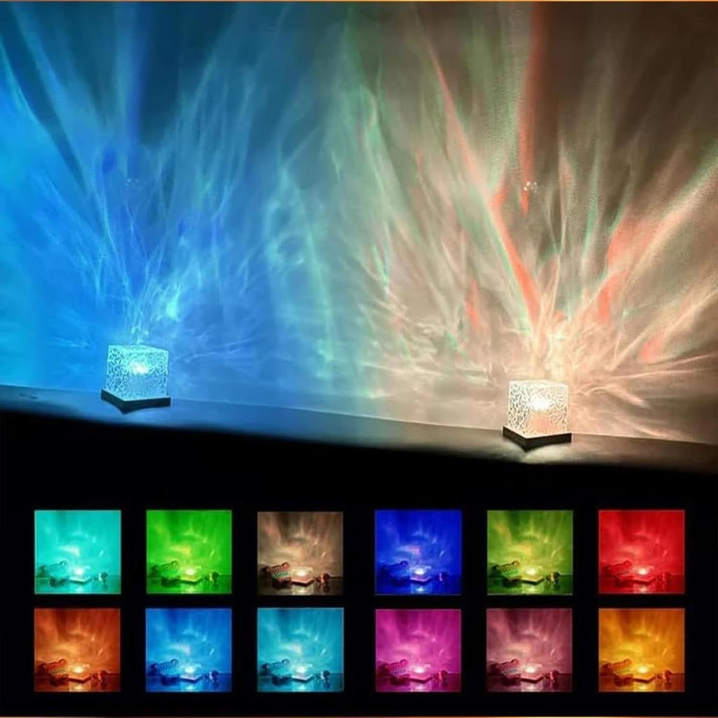 LED Nattlampa med Havsprojektor