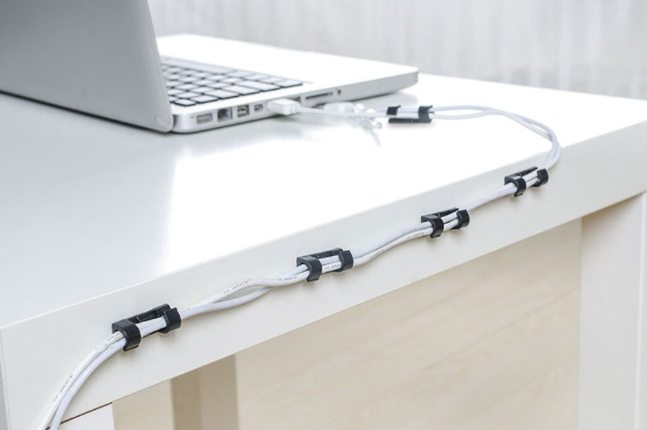 20-Pack Självhäftande Kabelhållare - Kabelclips