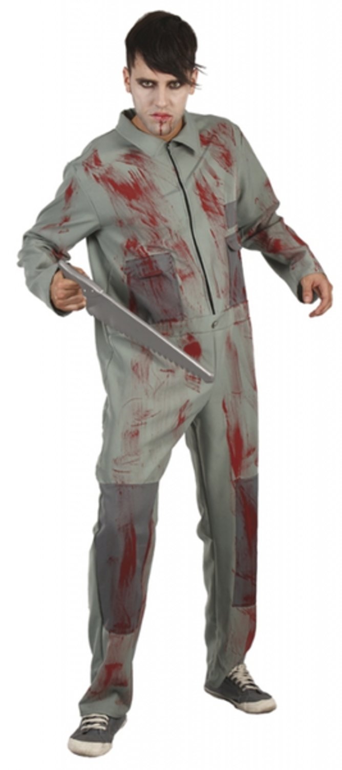 Psykopat Maskeraddräkt  - Halloween & Maskerad