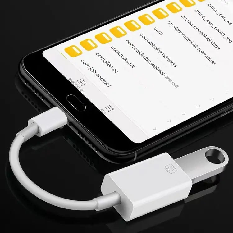 OTG Adapter för iPhone - USB 2.0 till Lightning