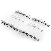 10-Pack - Klädhängare / Byxhängare - Galge med klämmor