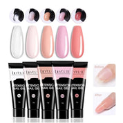 Poly Builder Gel Kit / Polygel med UV-lampa - Nail Art Naglar