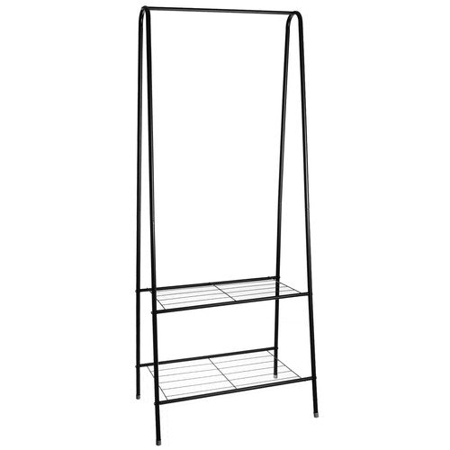 Klädhängare Ställ / Kapphängare med Hyllor - 150cm