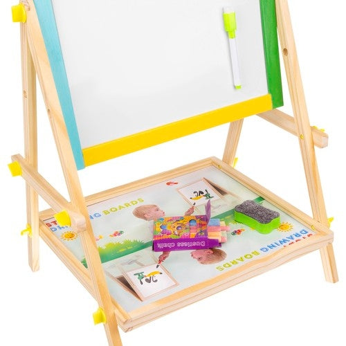 Whiteboard/Blackboard Tavla för Barn - Dubbelsidig