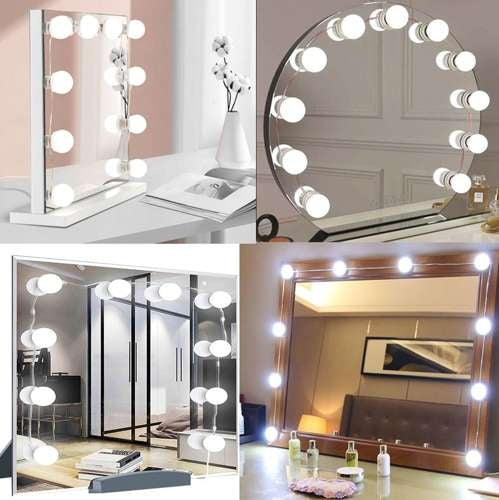 LED-Lampor till Sminkspegel - 10-Pack