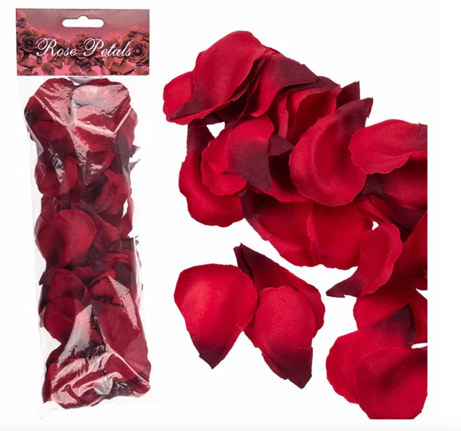 100-Pack - Rosenblad Blad Rosor - Röda