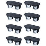 8-Pack - Självhäftande Hjul / Möbelhjul - Mini