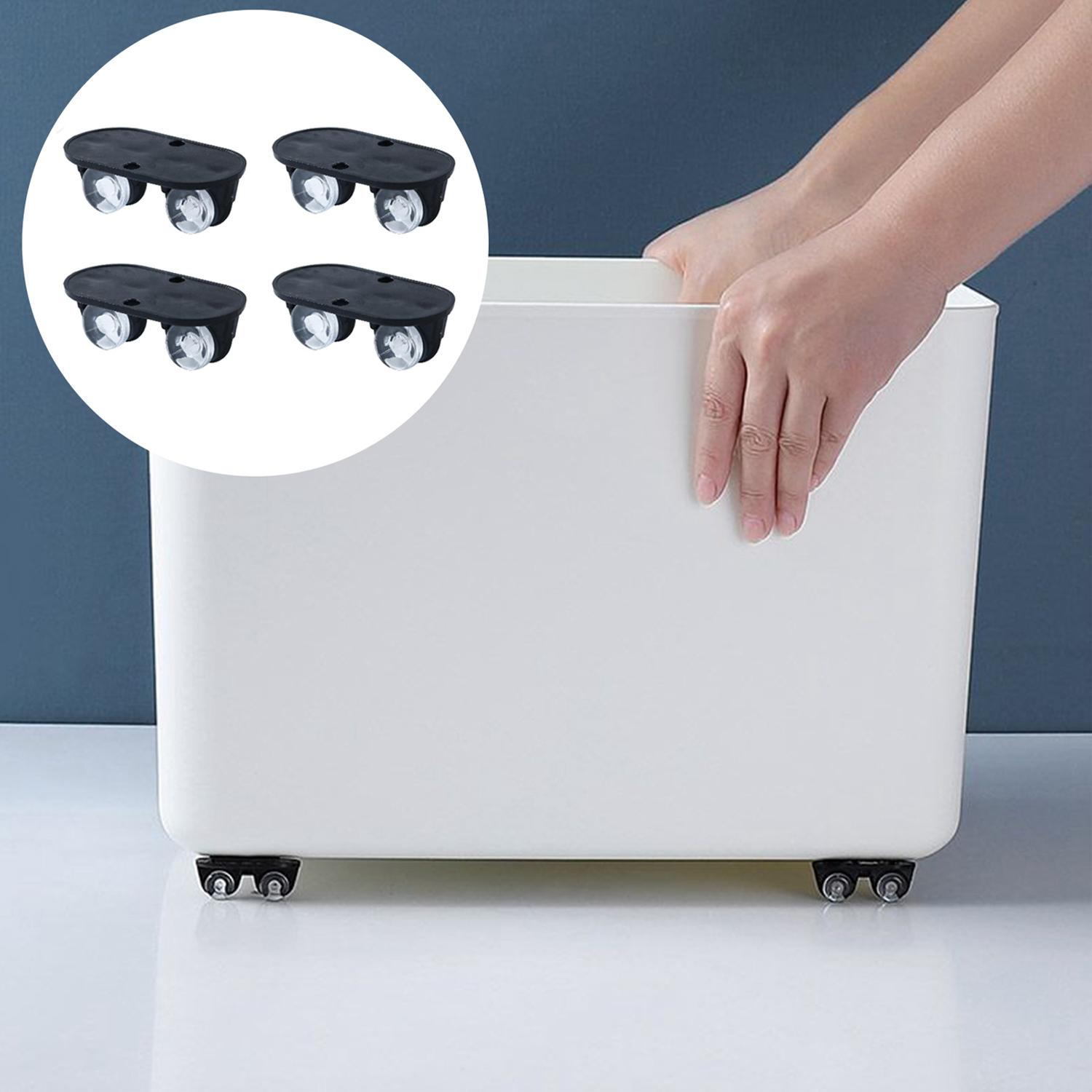8-Pack - Självhäftande Hjul / Möbelhjul - Mini