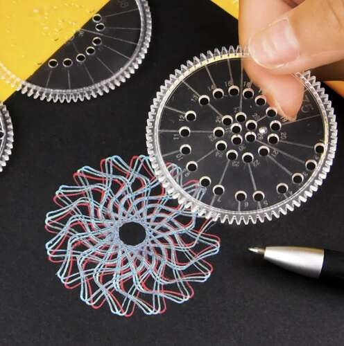 Spirograph Set med Pennor - 26-delar