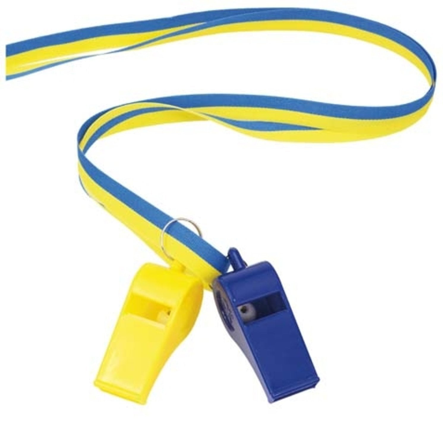 2-Pack - Visselpipa / Pipa - Student - Gul/Blå
