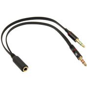 3.5mm Adapter Mikrofon & Hörlurar - Splitter