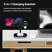 Laddningsstation för iPhone, Apple Watch & AirPods - Induktion