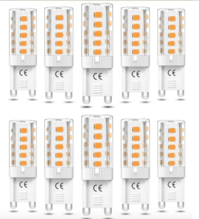 G9 LED-lampor 5W Varmvitt – 10-Pack