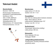 8-i-1 Röjsåg, Häcksax, Grästrimmer & Motorsåg - Trimmer
