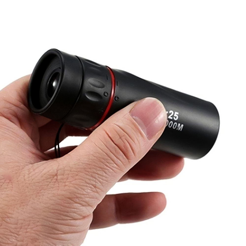 Monokulär Kikare - 10x Förstoring med 25mm Objektiv