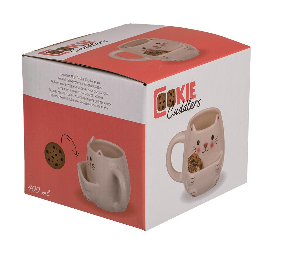 Kakmugg / Mugg med Fack för Kakor - Katt