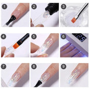 Poly Builder Gel Kit / Polygel med UV-lampa - Nail Art Naglar