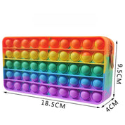 Pennfodral med Pop-It Fidget Leksak