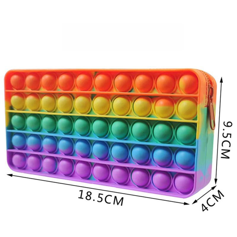 Pennfodral med Pop-It Fidget Leksak