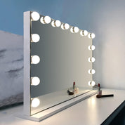 Sminkspegel med Lampor - Hollywood Spegel - 58x46cm