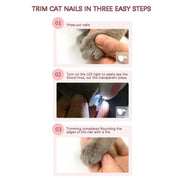Ergonomisk Kloklippare med LED för Hund & Katt
