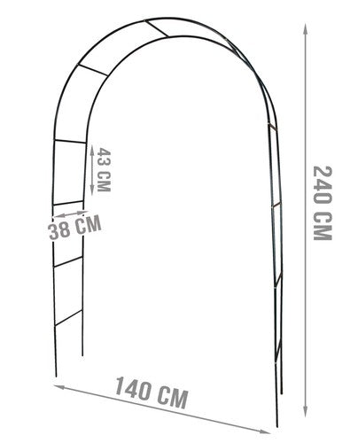 Trädgårdspergola Båge - Pergola