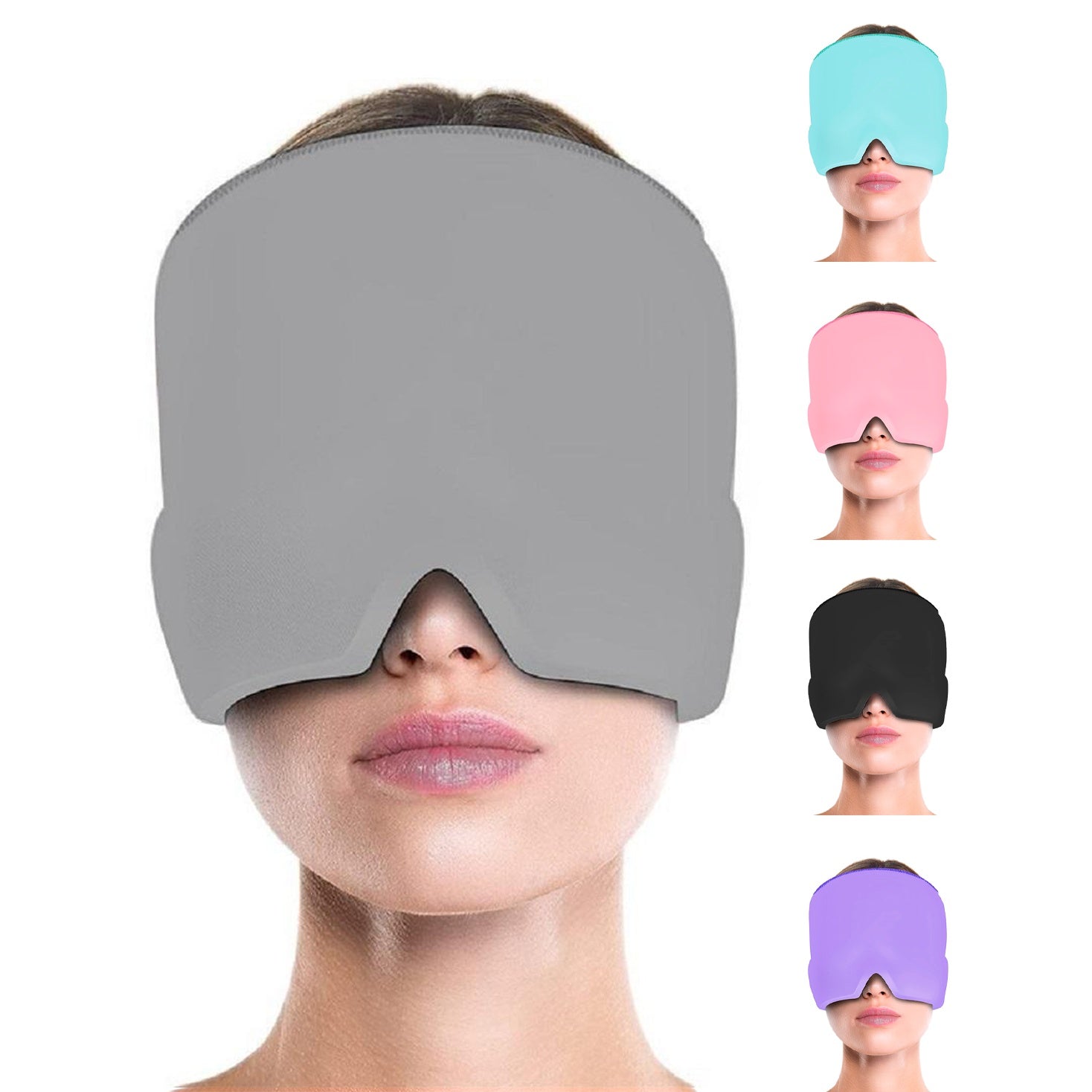 Ögonmask mot Huvudvärk - Gelmask - Svalkande/värmande mask
