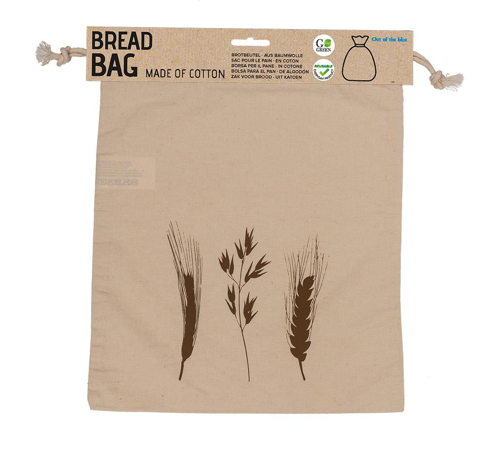 Brödpåse i Bomull - Påse för Bröd - Naturvit - 35 x 29 cm