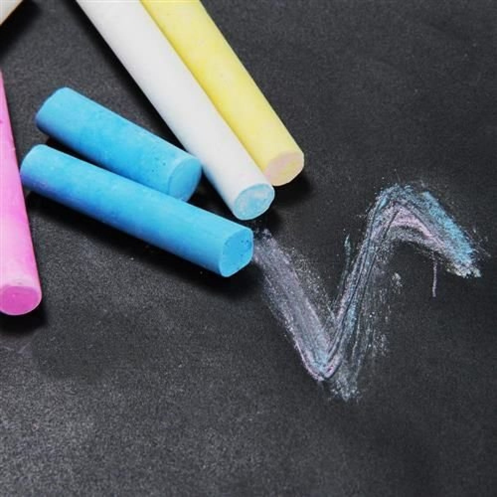Blackboard Väggsticker med Kritor - Självhäftande Griffeltavla