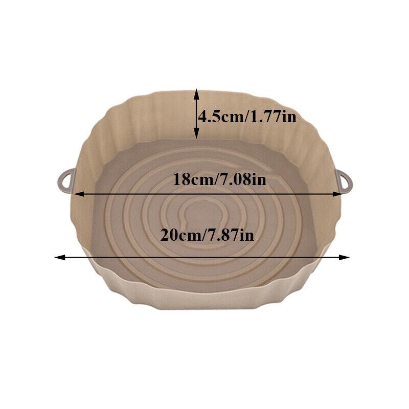 Airfryer Silikonform - Korg till luftfritös