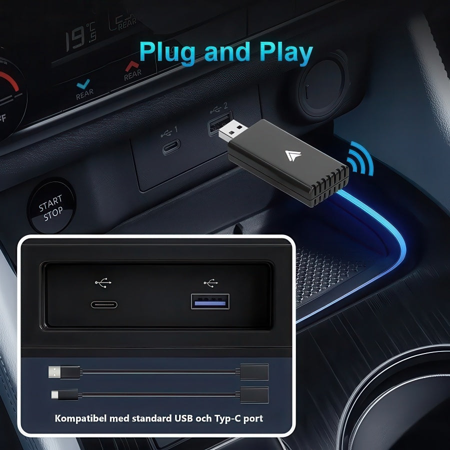 Android CarPlay Adapter för Bil