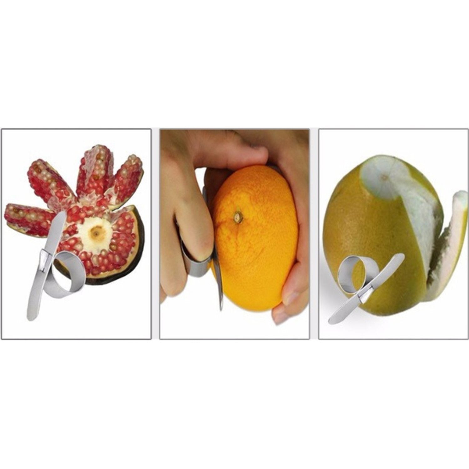 Apelsinskalare i Rostfritt - 2-Pack