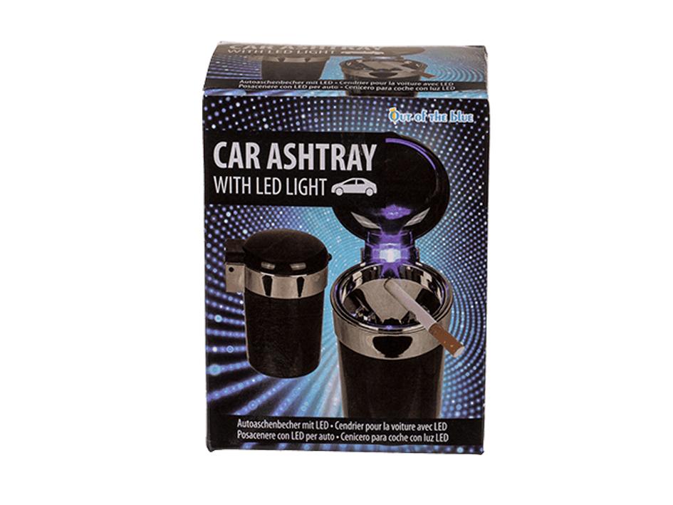 Askkopp med Lock & LED-lampa - Till bilen