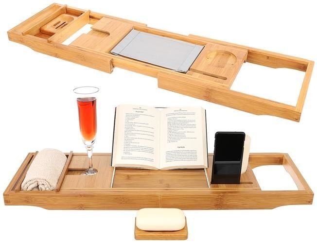 Badkarshylla / Hylla till Badkar - Justerbar