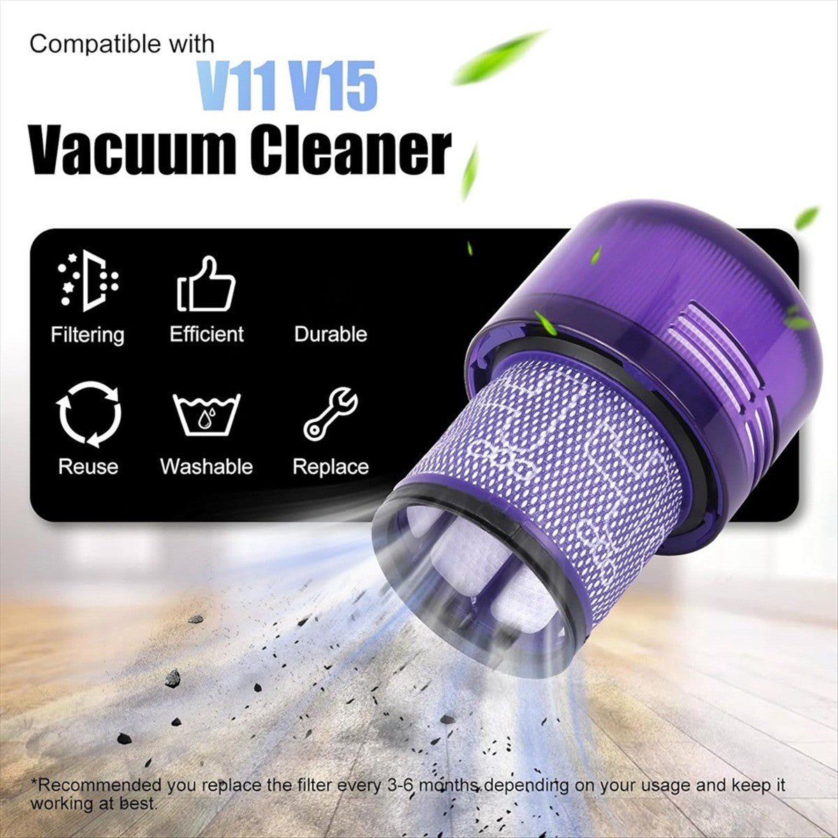 Behållare / Dammbehållare – Dyson V11, V15, SV14, SV22