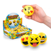 Blinkande Studsboll Smiley - 5.5 cm